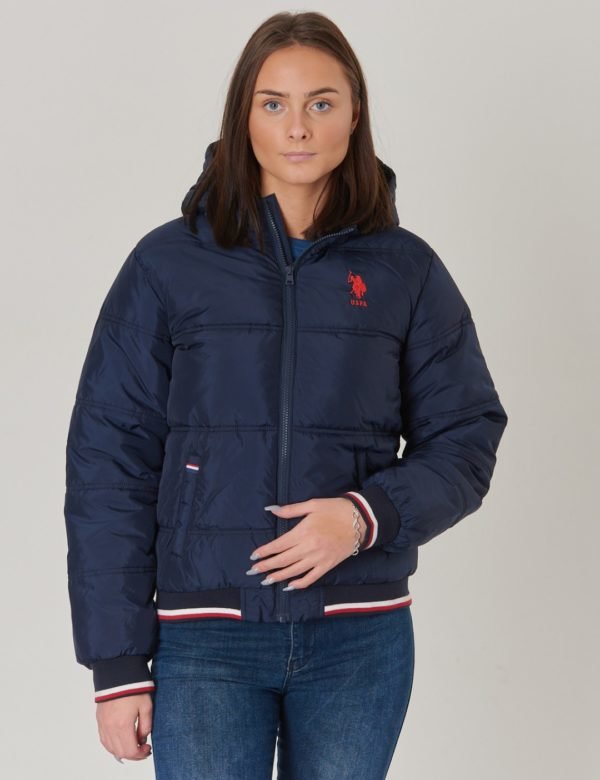 Us Polo Sun Valley Puffer Jacket Takki Sininen