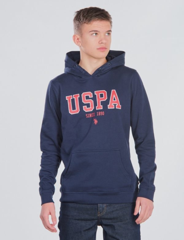 Us Polo Uspa Bb Oth Hoodie Huppari Sininen