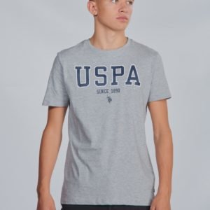 Us Polo Uspa T Shirt Vintage T-Paita Harmaa