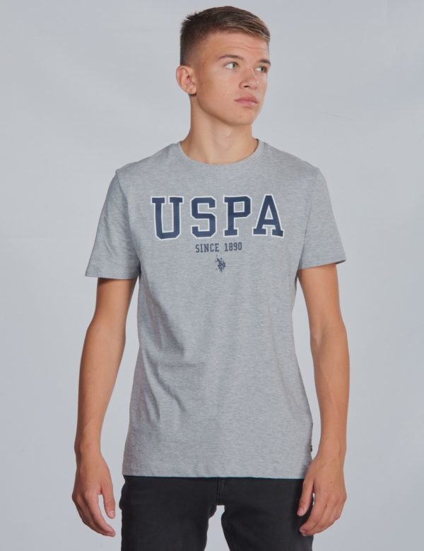 Us Polo Uspa T Shirt Vintage T-Paita Harmaa