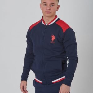 Us Polo Varsity Bb Sweat Bomber Neule Sininen