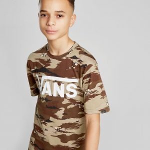 Vans All Over Print T-Shirt Ruskea