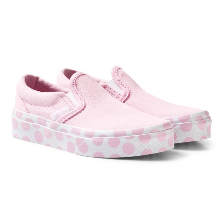 Vans Pink Polka Dot Slip On Lenkkarit