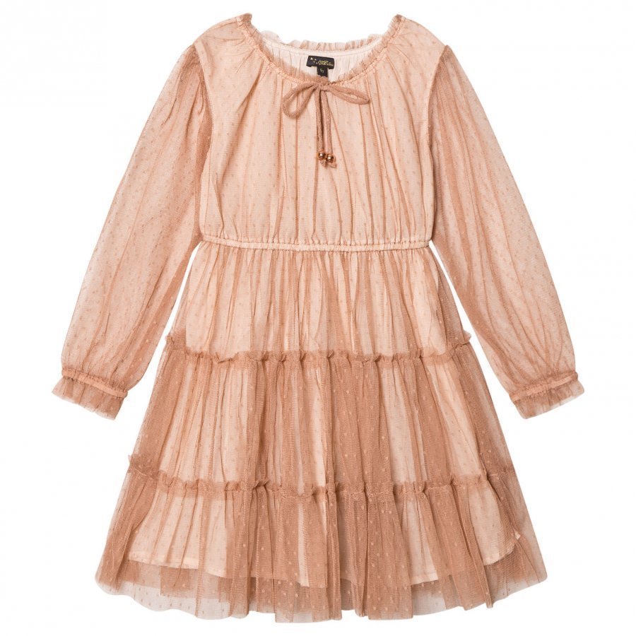 Velveteen Corinne Tiered Dress Cinnamon Juhlamekko