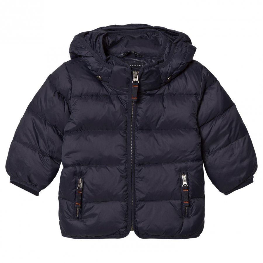 Ver De Terre Featherlight Baby Jacket Navy Toppatakki