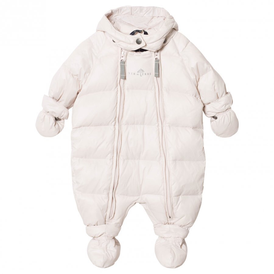 Ver De Terre Featherlight Baby Wintersuit Rose Powder Toppahaalari