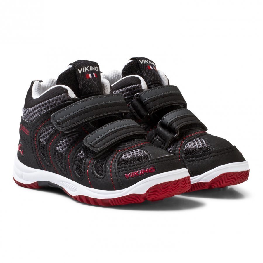 Viking Cascade Ii Mid Gtx Black/Red Vaellussaappaat