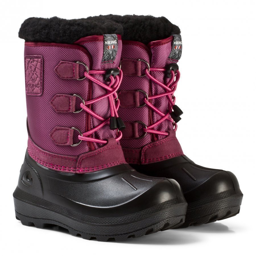 Viking Istind Boots Dark Pink/Black Talvisaappaat