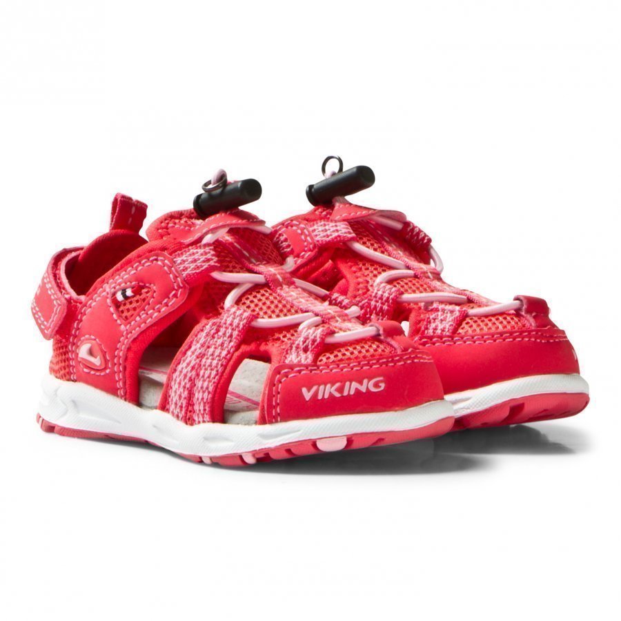 Viking Loke Sandals Dark Pink/Coral Remmisandaalit