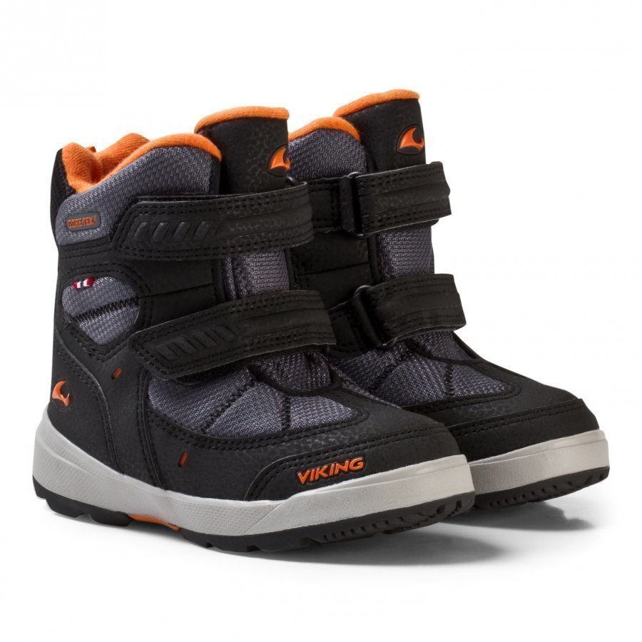 Viking Toasty Ii Gtx Boots Black/Orange Klassiset Kengät