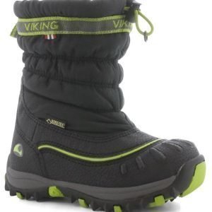 Viking Varsikengät Goretex Windchill Black/Lime