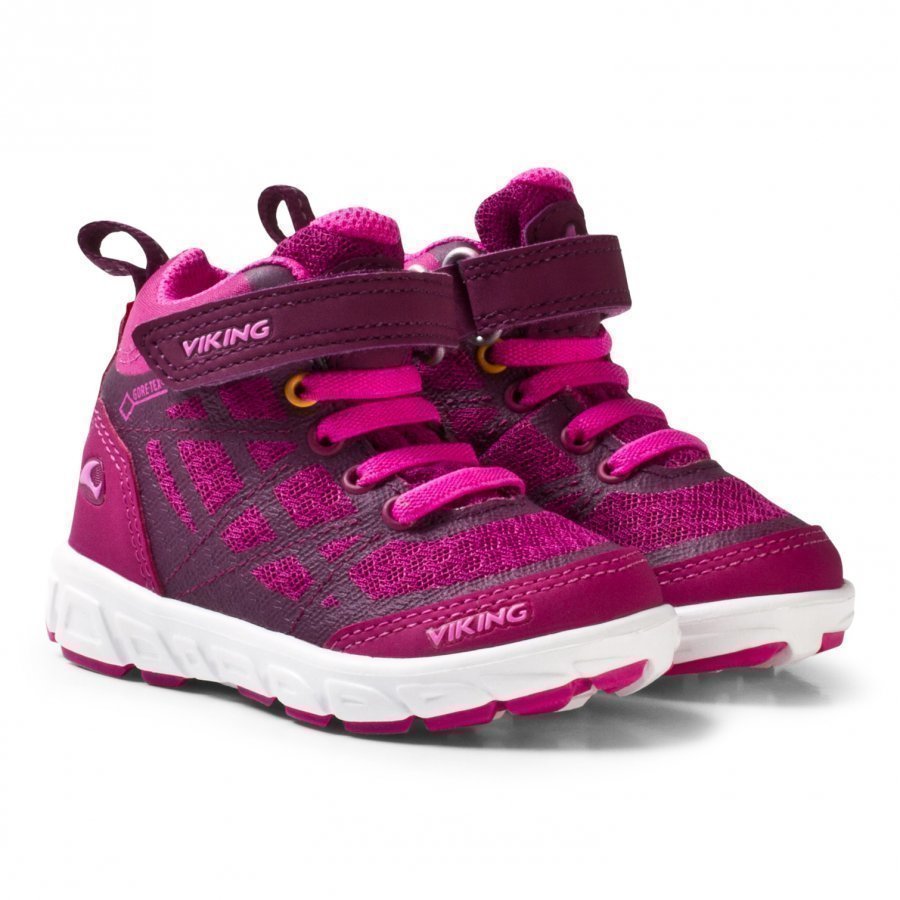 Viking Veme Mid Gtx El/Vel Plum/Magenta Vaellussaappaat