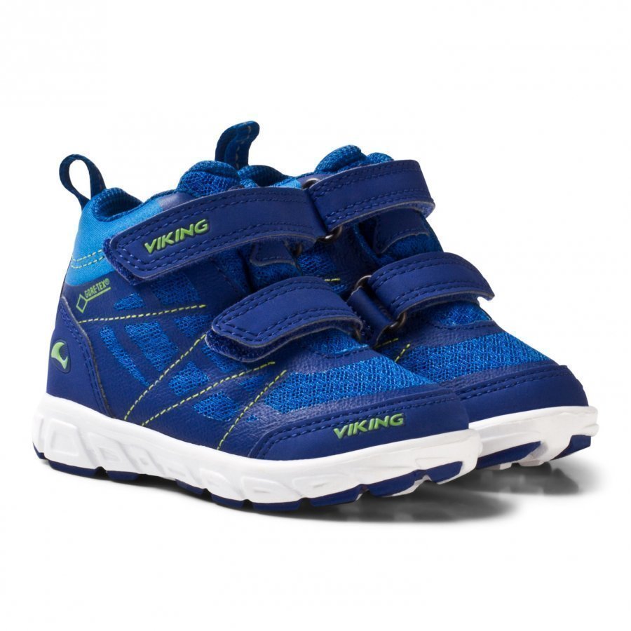 Viking Veme Vel Mid Gtx Blue/Green Vaellussaappaat