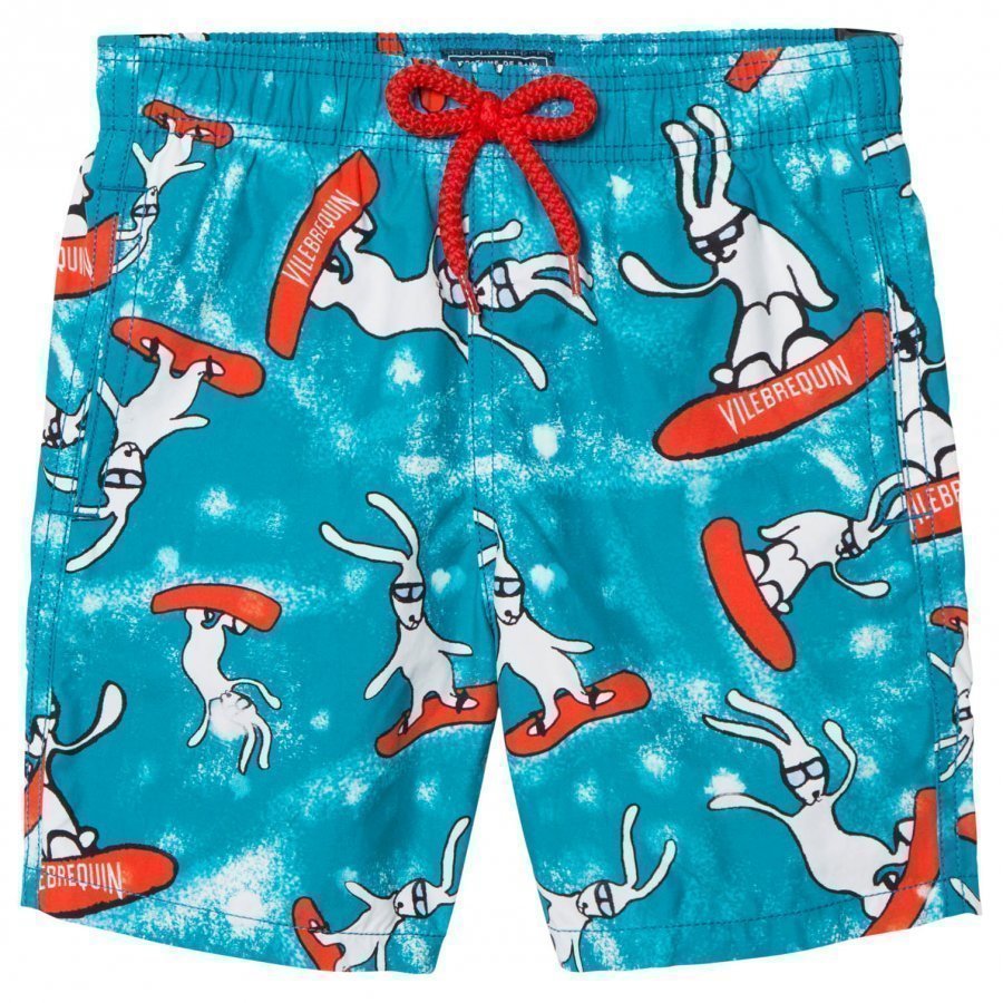 Vilebrequin Blue Snowboarding Bunny Trunks Uimahousut