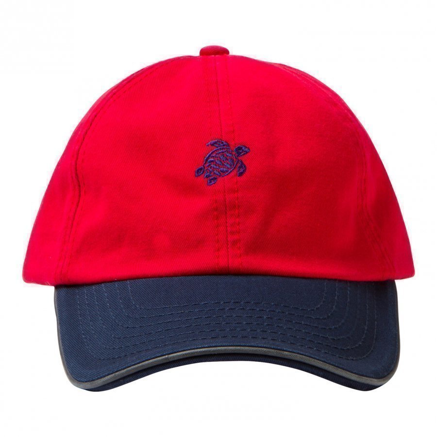 Vilebrequin Red Turtle Cap Lippis