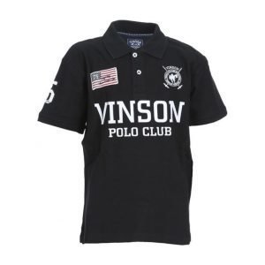 Vinson Polo Club Favrex Jr Pikeepaita Musta