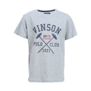 Vinson Polo Club Franco Jr Urheilullinen T-paita Harmaa