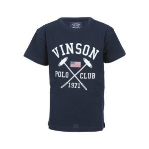 Vinson Polo Club Franco Jr Urheilullinen T-paita Sininen