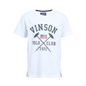 Vinson Polo Club Franco Jr Urheilullinen T-paita Valkoinen