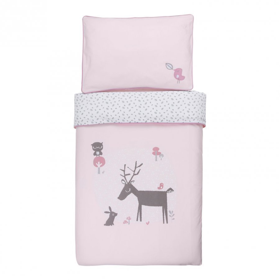 Vinter & Bloom Forest Friends Bedset Cot Blossom Pussilakanasetti