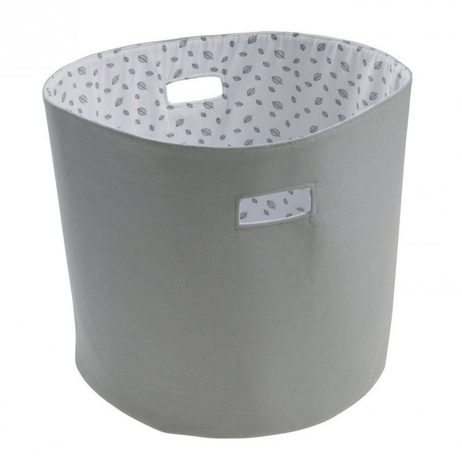 Vinter & Bloom Forest Friends Storage Basket Grey Leaf Säilytyskori