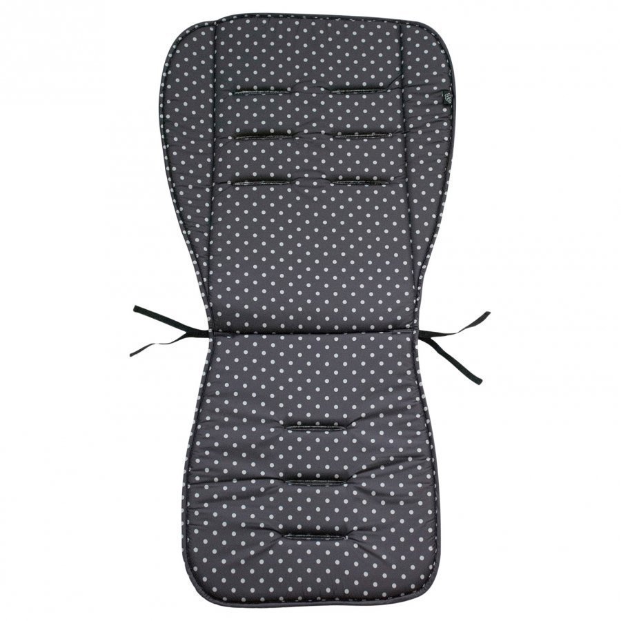 Vinter & Bloom Stroller Cushion Mini Dots Ebony Black Istuintyyny