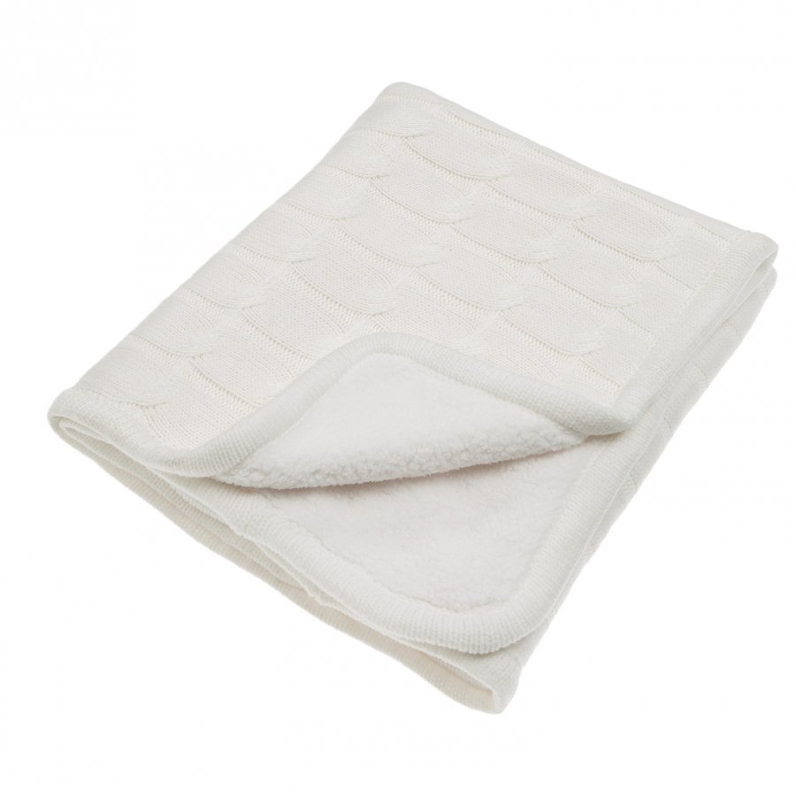 Vinter & Bloom Teddy Blanket Ivory Huopa