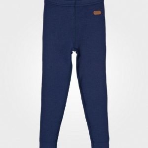 Voksi Wool Rib Long Trouser Petrol Legginsit