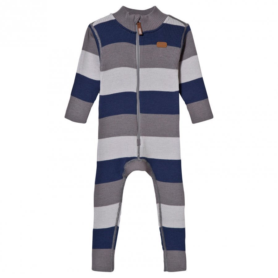 Voksi Wool Rib One-Piece Petrol Potkupuku