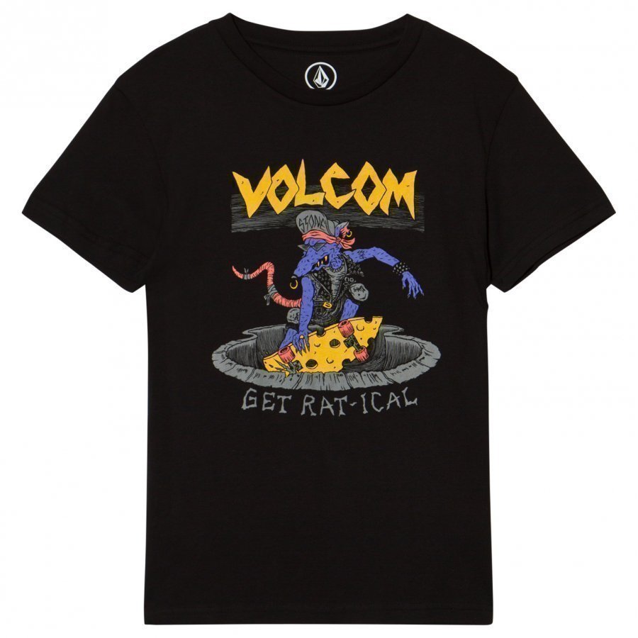 Volcom Black Ratical Graphic Tee T-Paita