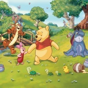 Walltastic Kuvatapetti Disney Nalle Puh 244 x 305 cm