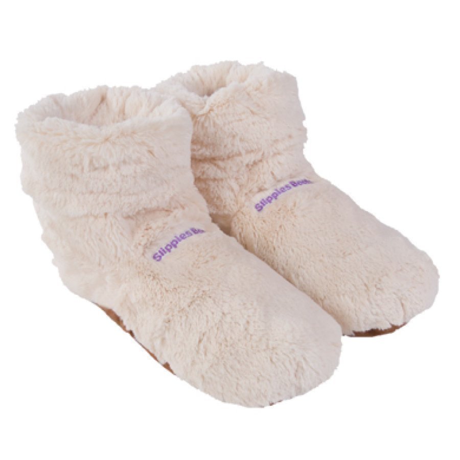 Warmies Slippies Boots Deluxe Lämpötossut Beige