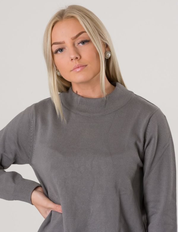 Way Ink Girl Selena Knitwear Neule Harmaa