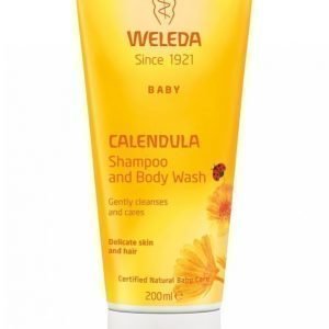 Weleda Schampoo & Body Wash 200 Ml Calendula Shampoo & Suihkuvoide