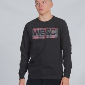 Wesc Miles Tartan Logo Neule Musta