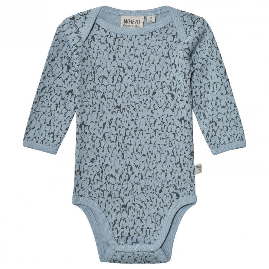 Wheat Baby Body Long Sleeve Ashley Blue Body