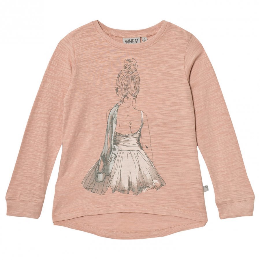 Wheat Ballerina Tee Misty Rose T-Paita