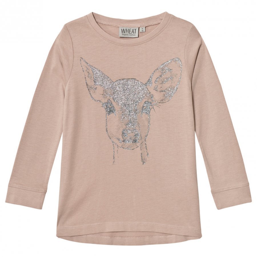 Wheat Deer Tee Shadow Rose T-Paita