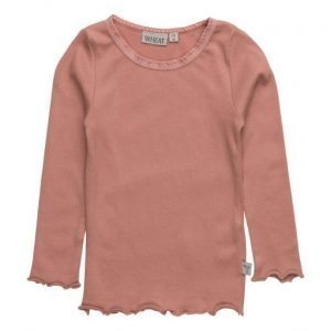 Wheat Rib T-Shirt Lace Ls