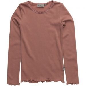 Wheat Rib T-Shirt Lace Ls