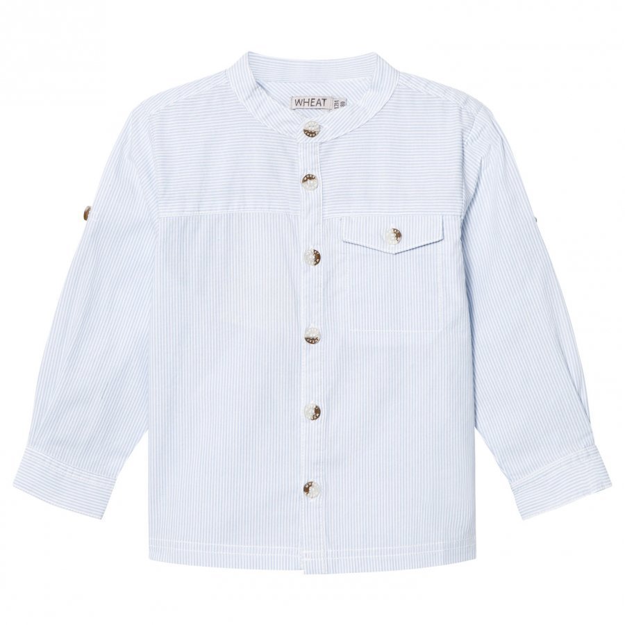 Wheat Shirt Axel Dark Dove Kauluspaita