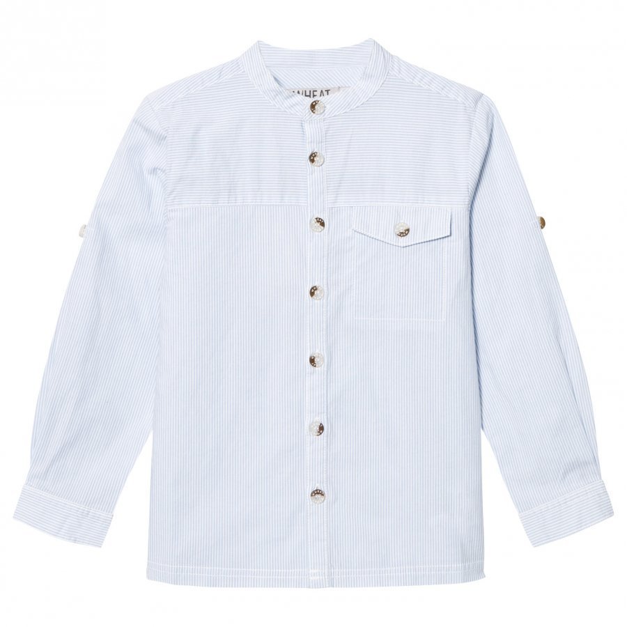 Wheat Shirt Axel Dark Dove Kauluspaita