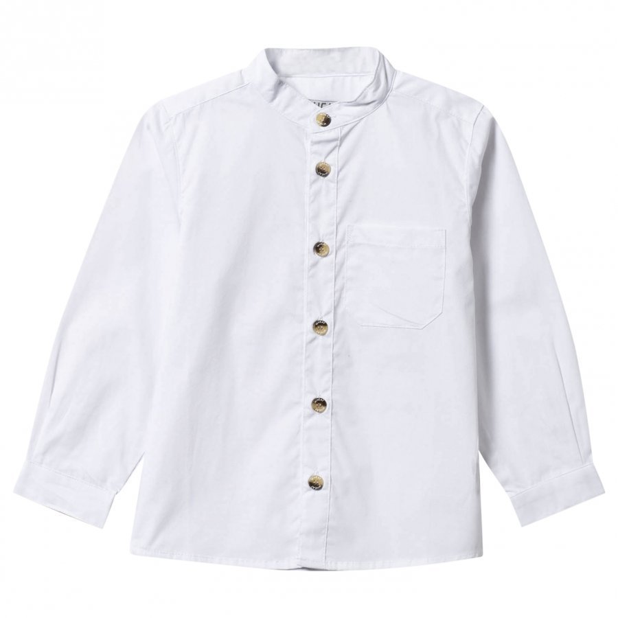 Wheat Shirt Pocket White Kauluspaita