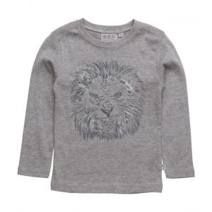 Wheat T-Shirt Angry Lion Ls