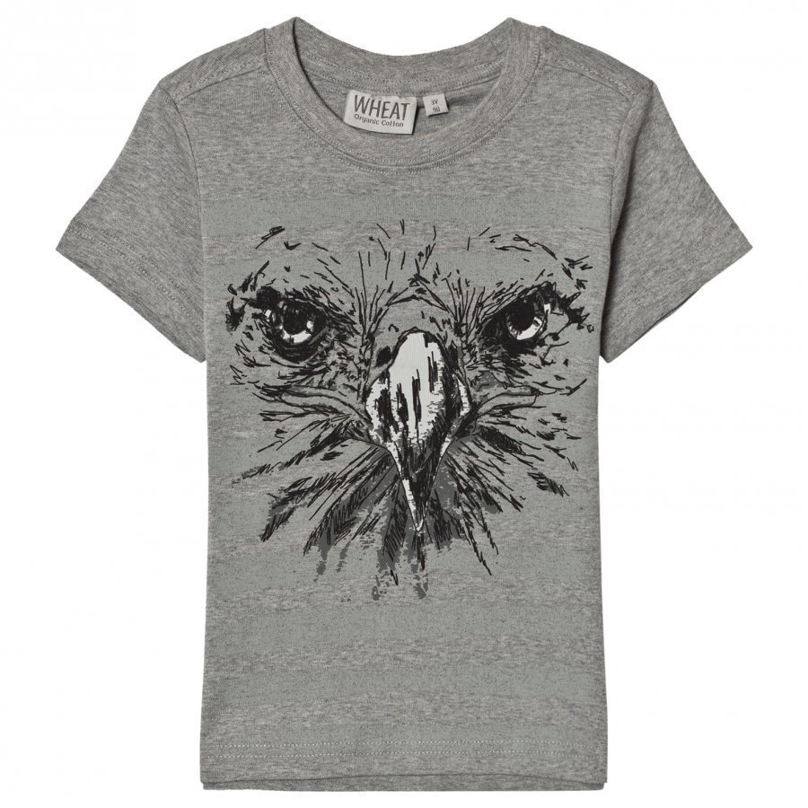 Wheat T-Shirt Eagle Melange Grey T-Paita