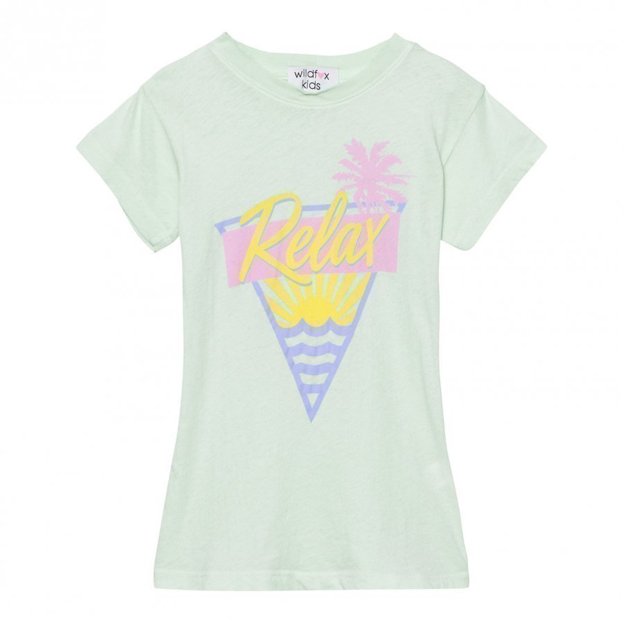 Wildfox Mint Relax Print Tee T-Paita