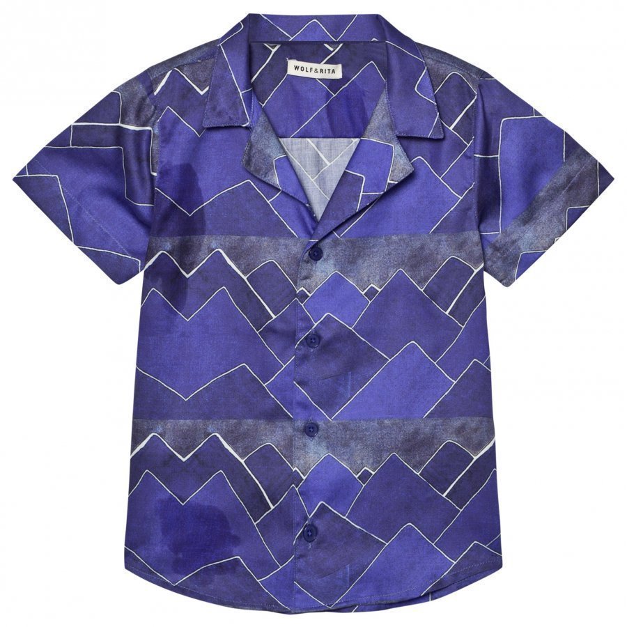 Wolf & Rita Bruno Shirt Mountains Kauluspaita