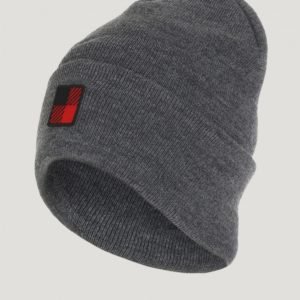 Woolrich Slouchy Beanie Hat Hattu Harmaa