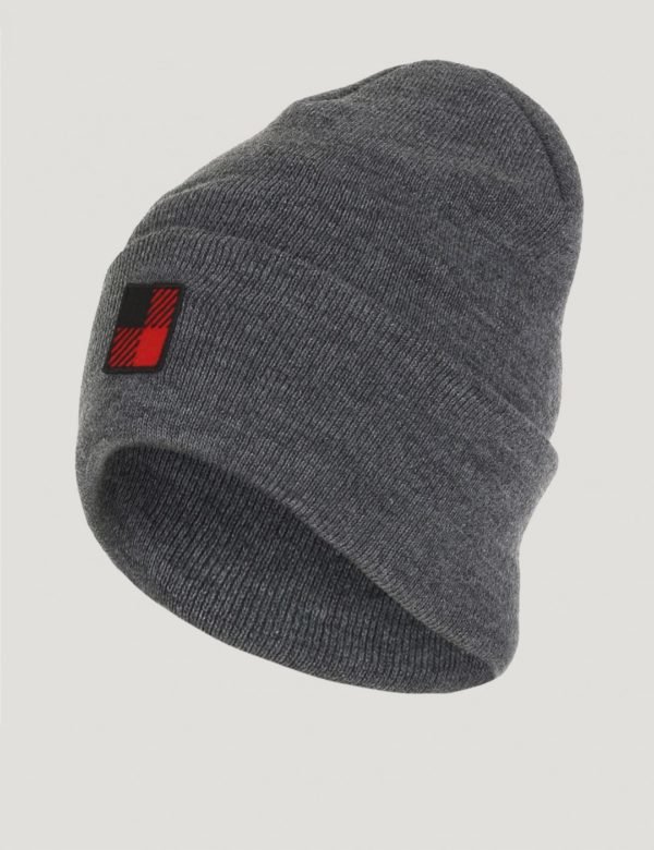 Woolrich Slouchy Beanie Hat Hattu Harmaa