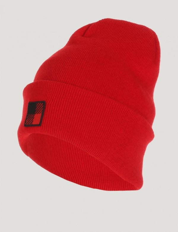 Woolrich Slouchy Beanie Hat Hattu Punainen